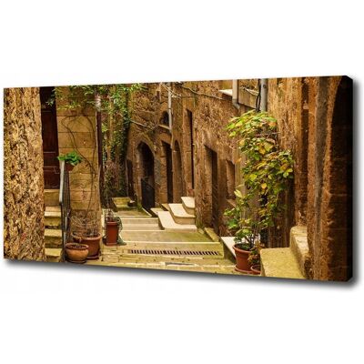 Inny producent Foto obraz na płótnie CANVAS Włoskie uliczki 100x50 cm Inny producent Foto obraz na płótnie CANVAS Włoskie uliczki 100x50 cm