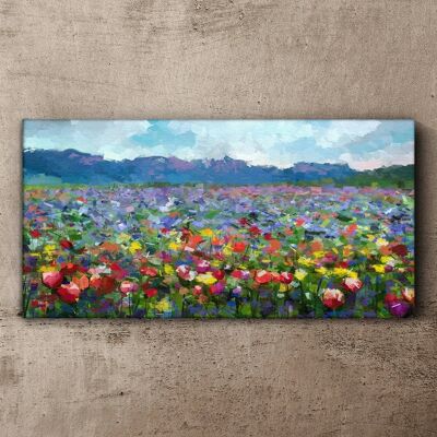 Inny producent Foto-obraz na ramie płótno Kwiaty natura 120x60 cm Inny producent Foto-obraz na ramie płótno Kwiaty natura 120x60 cm