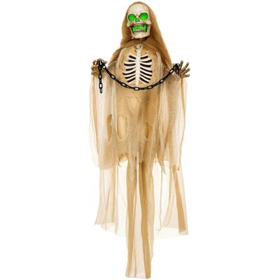 Homcom Hanging Skeleton 183 Cm Z Led, Dźwięk, Dekoracja Halloween Homcom Hanging Skeleton 183 Cm Z Led, Dźwięk, Dekoracja Halloween
