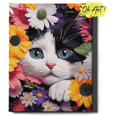 Malowanie Po Numerach 40X50Cm Dla Dzieci – Obraz Do Malowania Po Numerach Kot – Oh Art! Malowanie Po Numerach 40X50Cm Dla Dzieci – Obraz Do Malowania Po Numerach Kot – Oh Art!