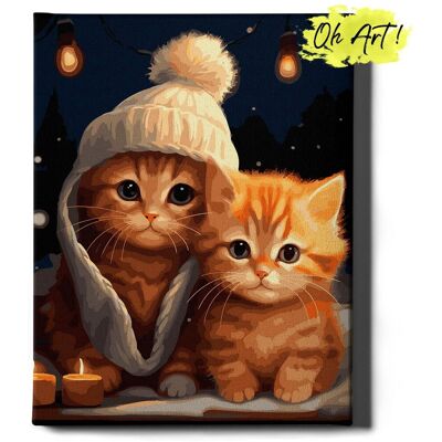 Malowanie Po Numerach 40x50cm Rude kotki – Kreatywne Obrazy do Malowania po numerach z Rama Zwierzęta – Oh Art! Malowanie Po Numerach 40x50cm Rude kotki – Kreatywne Obrazy do Malowania po numerach z Rama Zwierzęta – Oh Art!