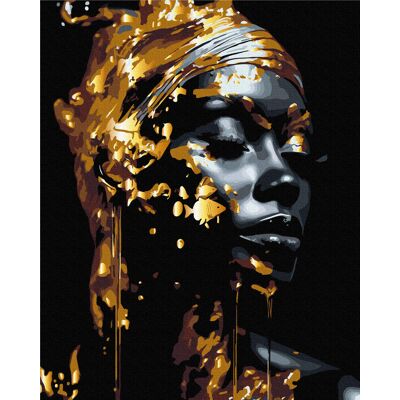 ART Malowanie Po Numerach, Brushme, 40X50Cm, Gold, Twilight Queen, 1 Szt. ART Malowanie Po Numerach, Brushme, 40X50Cm, Gold, Twilight Queen, 1 Szt.