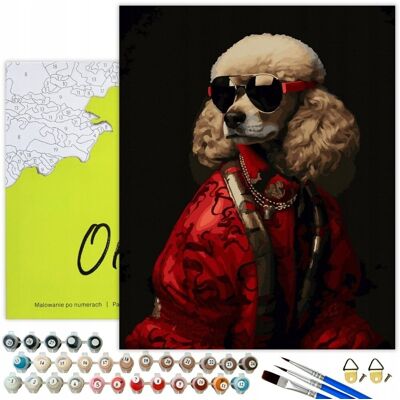 Oh Art! Malowanie po numerach CZARNE PŁÓTNO Pies Obrazy Do Malowania po numerach Oh Art! Malowanie po numerach CZARNE PŁÓTNO Pies Obrazy Do Malowania po numerach