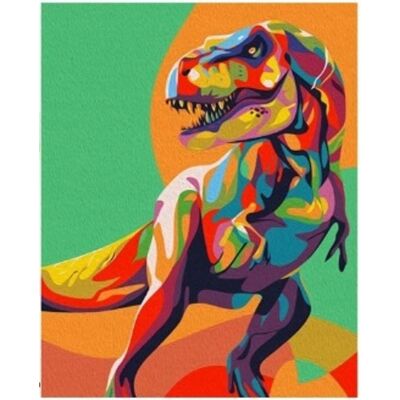 Norimpex Malowanie Po Numerach Dinozaur Tyranozaur W Kolorach 40x50 Cm Norimpex Malowanie Po Numerach Dinozaur Tyranozaur W Kolorach 40x50 Cm