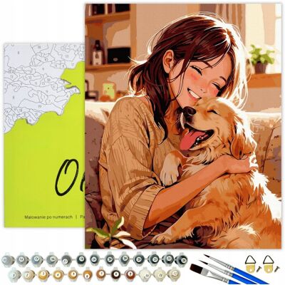 Oh Art! MALOWANIE PO NUMERACH Dla Dzieci Obrazy Do Malowania Z RAMĄ 40x50 cm Oh Art Oh Art! MALOWANIE PO NUMERACH Dla Dzieci Obrazy Do Malowania Z RAMĄ 40x50 cm Oh Art