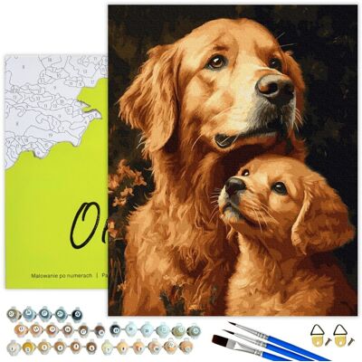 MALOWANIE PO NUMERACH Pies Obrazy Do Malowania po numerach Z RAMĄ Oh Art! MALOWANIE PO NUMERACH Pies Obrazy Do Malowania po numerach Z RAMĄ Oh Art!