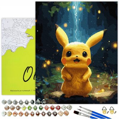 Malowanie Po Numerach Pokemon Obraz Do Malowania Po Numerach Z RAMĄ Oh Art! Malowanie Po Numerach Pokemon Obraz Do Malowania Po Numerach Z RAMĄ Oh Art!