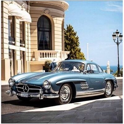 Norimpex Malowanie po numerach ramka obraz do malowania Mercedes AUTO 50x40 cm Norimpex Malowanie po numerach ramka obraz do malowania Mercedes AUTO 50x40 cm