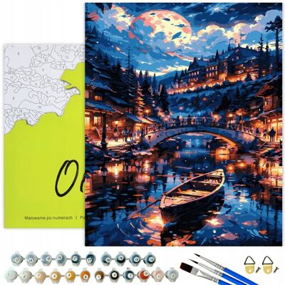 MALOWANIE PO NUMERACH Z RAMĄ Obrazy do Malowania po numerach Pejzaż Oh Art! MALOWANIE PO NUMERACH Z RAMĄ Obrazy do Malowania po numerach Pejzaż Oh Art!