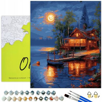 Oh Art! MALOWANIE PO NUMERACH Z RAMĄ Obrazy Do Malowania po numerach Pejzaz Oh Art Oh Art! MALOWANIE PO NUMERACH Z RAMĄ Obrazy Do Malowania po numerach Pejzaz Oh Art