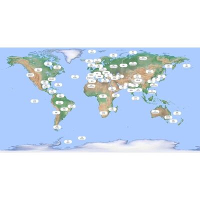 Naklejkomania Mapa Świata na ścianę Tablica magnetyczna Pomoce Dydaktyczne Geografia Naklejkomania Mapa Świata na ścianę Tablica magnetyczna Pomoce Dydaktyczne Geografia