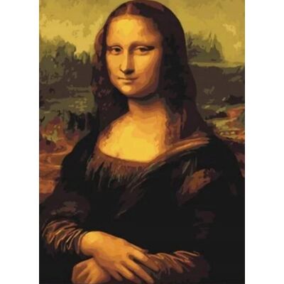 Inny producent Mona Lisa Leonardo da Vinci Malowanie po numerach obraz w ramie płótno Inny producent Mona Lisa Leonardo da Vinci Malowanie po numerach obraz w ramie płótno