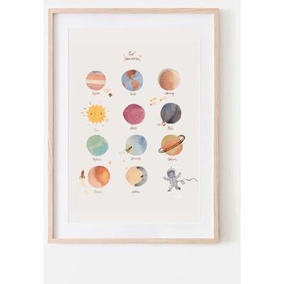 Mushie - Plakat Planety Large Mushie - Plakat Planety Large