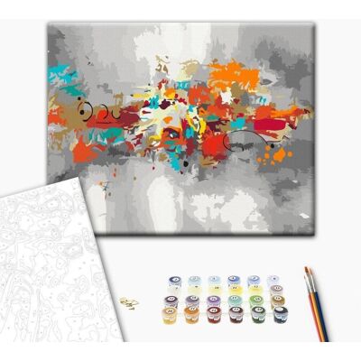 ARTGEIST Obraz do samodzielnego malowania - Artystyczny nieład ARTGEIST Obraz do samodzielnego malowania - Artystyczny nieład