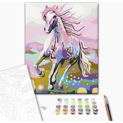 Artgeist Bajkowy Koń 40x60 Malowanie według Liczb Artgeist Bajkowy Koń 40x60 Malowanie według Liczb