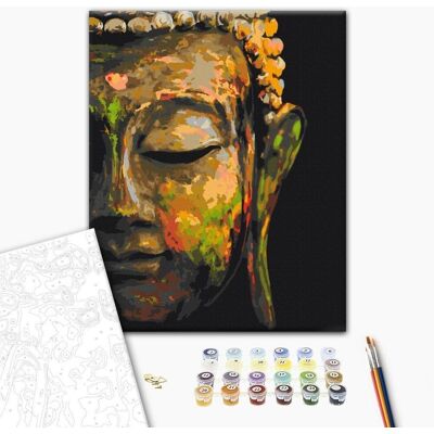 ARTGEIST Obraz do samodzielnego malowania - Budda w cieniu ARTGEIST Obraz do samodzielnego malowania - Budda w cieniu