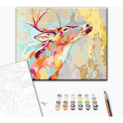 ARTGEIST Obraz do samodzielnego malowania - Dumny jeleń ARTGEIST Obraz do samodzielnego malowania - Dumny jeleń
