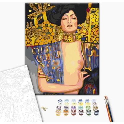 ARTGEIST Obraz do samodzielnego malowania - Gustav Klimt: Judyta z głową Holofernesa ARTGEIST Obraz do samodzielnego malowania - Gustav Klimt: Judyta z głową Holofernesa