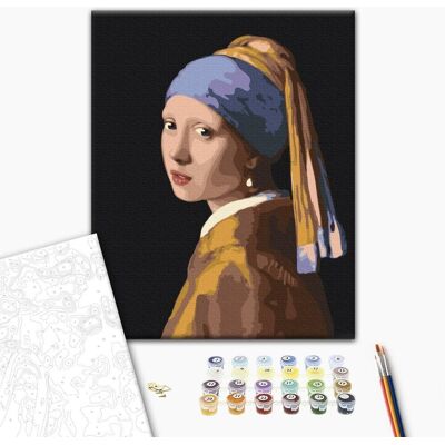 ARTGEIST Obraz do samodzielnego malowania - Jan Vermeer - Dziewczyna z perłą ARTGEIST Obraz do samodzielnego malowania - Jan Vermeer - Dziewczyna z perłą