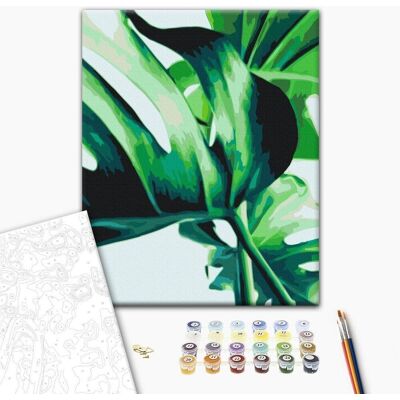 ARTGEIST Obraz do samodzielnego malowania - Monstera Adansona ARTGEIST Obraz do samodzielnego malowania - Monstera Adansona