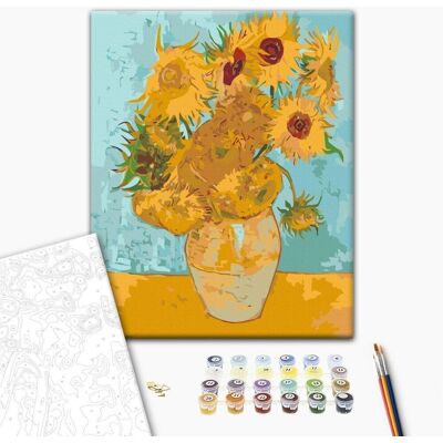 ARTGEIST Obraz do samodzielnego malowania - Słoneczniki Van Gogha ARTGEIST Obraz do samodzielnego malowania - Słoneczniki Van Gogha