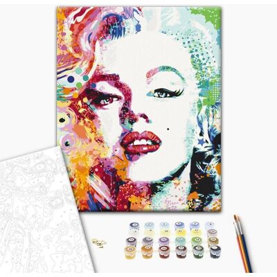 ARTGEIST Obraz do samodzielnego malowania - Urocza Marylin ARTGEIST Obraz do samodzielnego malowania - Urocza Marylin