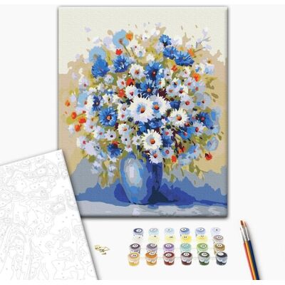 ARTGEIST Obraz do samodzielnego malowania - Wazon z bukietem polnych kwiatów ARTGEIST Obraz do samodzielnego malowania - Wazon z bukietem polnych kwiatów