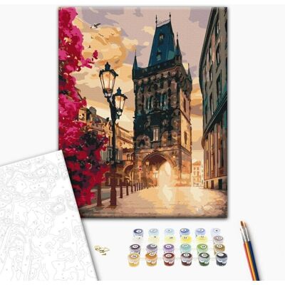 ARTGEIST Obraz do samodzielnego malowania - Witamy w Pradze ARTGEIST Obraz do samodzielnego malowania - Witamy w Pradze