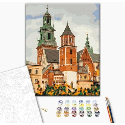 ARTGEIST Obraz do samodzielnego malowania - Zamek Królewski na Wawelu ARTGEIST Obraz do samodzielnego malowania - Zamek Królewski na Wawelu