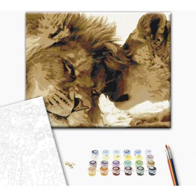 ARTGEIST Obraz do samodzielnego malowania - Zmarznięta sowa ARTGEIST Obraz do samodzielnego malowania - Zmarznięta sowa