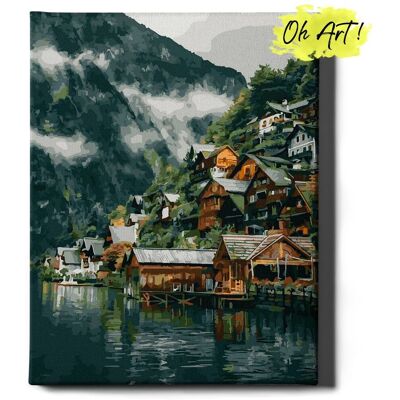 VARMACON Obraz Malowanie Po Numerach 40X50 Cm / Życie W Górach / Oh Art VARMACON Obraz Malowanie Po Numerach 40X50 Cm / Życie W Górach / Oh Art