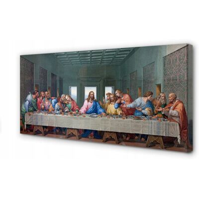 Inny producent Obraz na Płótnie Canvas z Grafiką Sztuka ostatnia wieczerza 120x60 Inny producent Obraz na Płótnie Canvas z Grafiką Sztuka ostatnia wieczerza 120x60
