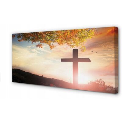 Inny producent Obraz Ścienny Na Płótnie Canvas Blejtram Krzyż Drzewo 100x50 Inny producent Obraz Ścienny Na Płótnie Canvas Blejtram Krzyż Drzewo 100x50