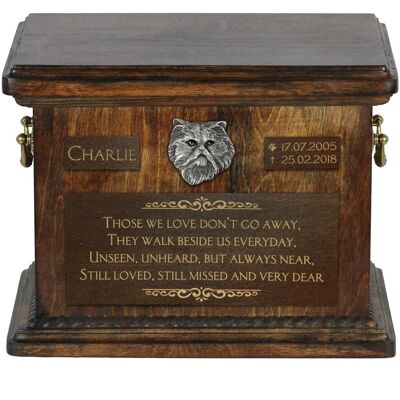 Perski - skrzynia pamiątkowa kota, personalizowana skrzynia, pamiątkowe pudełko na kocie pamiątki marki Art-Dog Perski - skrzynia pamiątkowa kota, personalizowana skrzynia, pamiątkowe pudełko na kocie pamiątki marki Art-Dog
