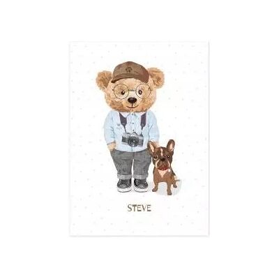 Ceba Baby Plakat 30X40 Cm. Fluffy Puffy Steve Ceba Baby Plakat 30X40 Cm. Fluffy Puffy Steve