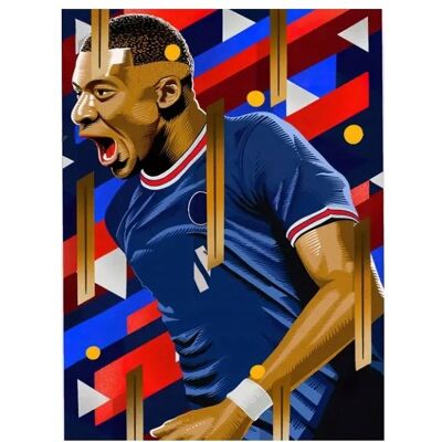 Inny producent Plakat A3 w ramie Mbappe dekoracja pokoju Art Piłka nożna sport piłkarz Inny producent Plakat A3 w ramie Mbappe dekoracja pokoju Art Piłka nożna sport piłkarz