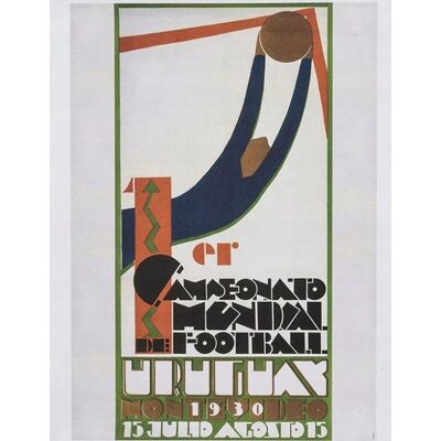 Plakat Mistrzostwa Świata Fifa World Cup Urugwaj 1930 - Licencjonowany Plakat Mistrzostwa Świata Fifa World Cup Urugwaj 1930 - Licencjonowany