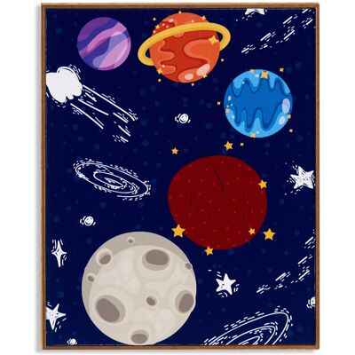 Arte Regal Plakat w ramce kosmos PLANET, 40 x 50 cm Arte Regal Plakat w ramce kosmos PLANET, 40 x 50 cm