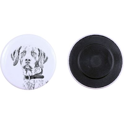 Pointer II - magnes z psim pupilem, wyjątkowo lekki, mocny magnes, produkt wykonany ręcznie marki Art-Dog Pointer II - magnes z psim pupilem, wyjątkowo lekki, mocny magnes, produkt wykonany ręcznie marki Art-Dog