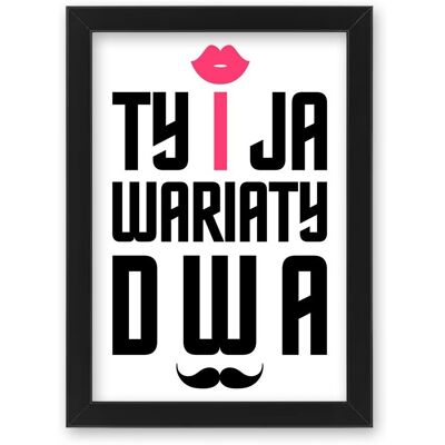 Inny producent Śmieszny prezent ramka A3 plakat Walentynki kobiet PR 633 Inny producent Śmieszny prezent ramka A3 plakat Walentynki kobiet PR 633