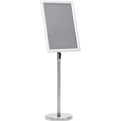 VMP STOJAK NA PLAKAT A3 SREBRNY STOP ALUMINIUM EKSPONOWANIE PLAKATÓW ZEWNĄTRZ DLA RESTAURACJI BIURA SKLEPU REGULOWANY OCHRONA PRZE VMP STOJAK NA PLAKAT A3 SREBRNY STOP ALUMINIUM EKSPONOWANIE PLAKATÓW ZEWNĄTRZ DLA RESTAURACJI BIURA SKLEPU REGULOWANY OCHRONA PRZE
