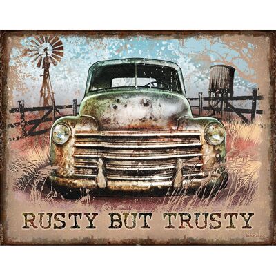 ART Szyld 30 x 40 Rusty but Trusty, PREZENT, HIT, USA ART Szyld 30 x 40 Rusty but Trusty, PREZENT, HIT, USA