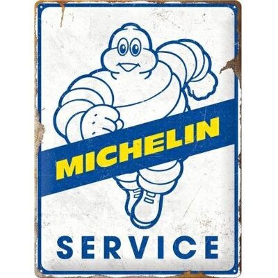 ART Tablica szyld MICHELIN SERVICE TYRES plakat metal 30x40 ART Tablica szyld MICHELIN SERVICE TYRES plakat metal 30x40