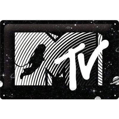 ART Tablica szyld MTV MUSIC TV plakat blacha 20x30 ART Tablica szyld MTV MUSIC TV plakat blacha 20x30