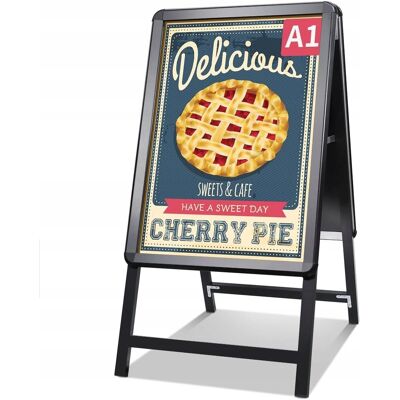 Inny producent tabliczka chodnikowa tablica A1 dwustronny wyświetlacz stojak na plakat Inny producent tabliczka chodnikowa tablica A1 dwustronny wyświetlacz stojak na plakat