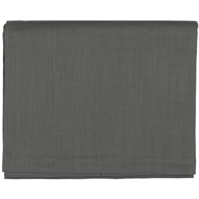 Tovaglia Da 6 (145x180) Fazzini Canvas Di Puro Cotone Fiammato Con Alta Balza Applicata A Mano Tinto Indanthrene Piombo Tovaglia Da 6 (145x180) Fazzini Canvas Di Puro Cotone Fiammato Con Alta Balza Applicata A Mano Tinto Indanthrene Piombo