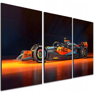 ART Tryptyk na ścianę McLaren formuła 1 Lando Norris F1 40x90 cm ART Tryptyk na ścianę McLaren formuła 1 Lando Norris F1 40x90 cm