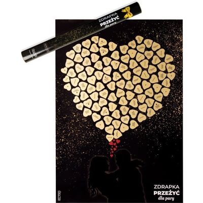 Zdrapka Przeżyć dla Pary plakat bucket list mapa Froster Zdrapka Przeżyć dla Pary plakat bucket list mapa Froster