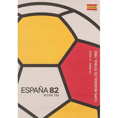 Plakat Mistrzostwa Świata Fifa World Cup Hiszpania 1982 - Licencjonowany Plakat Mistrzostwa Świata Fifa World Cup Hiszpania 1982 - Licencjonowany
