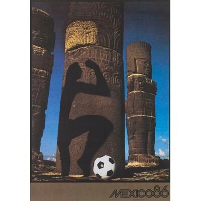 Plakat Mistrzostwa Świata Fifa World Cup Meksyk 1986 - Licencjonowany Plakat Mistrzostwa Świata Fifa World Cup Meksyk 1986 - Licencjonowany